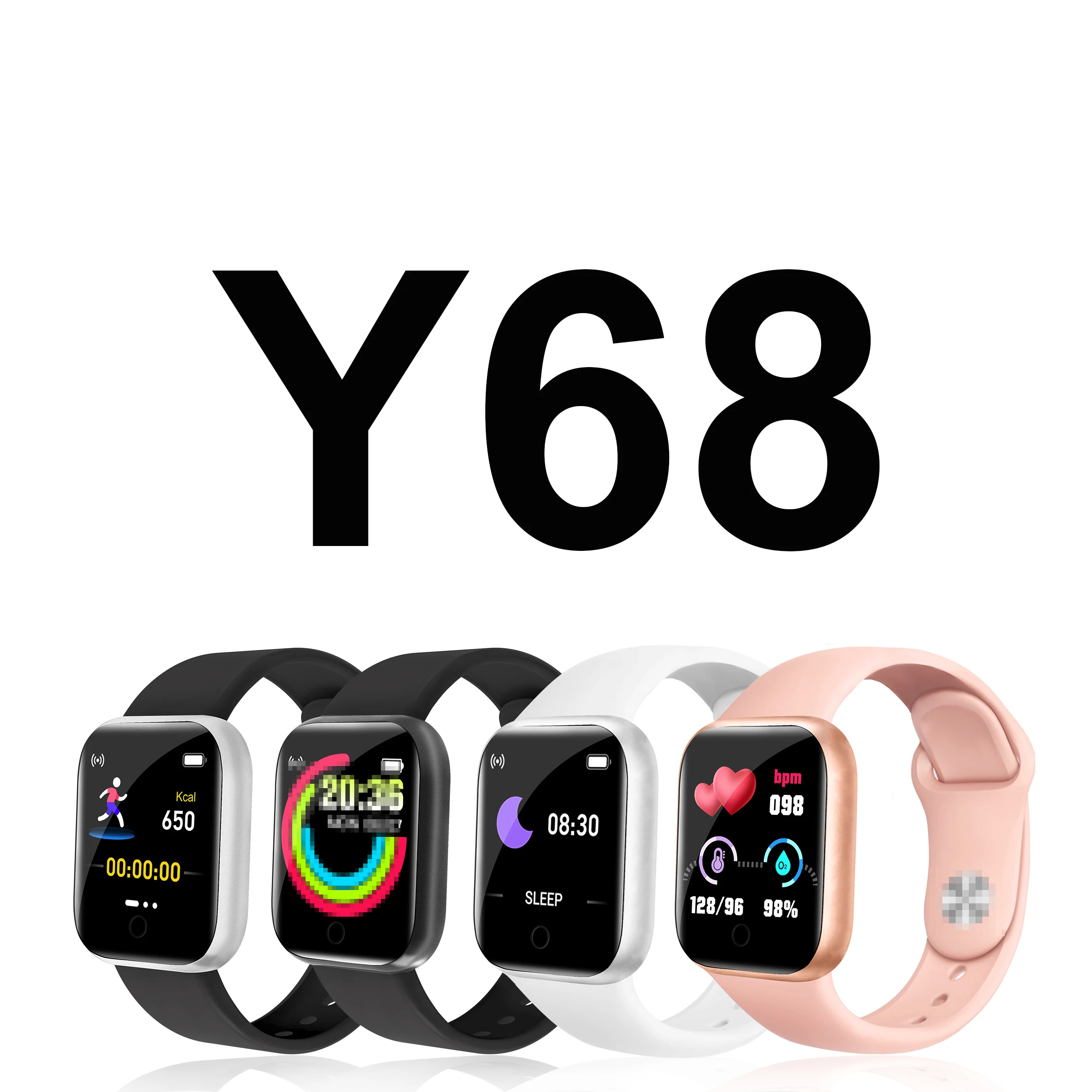 Y68 D20 Smart Watch Bluetooth Blood Pressure Fitness Tracker Watches Heart Rate Monitor Smartwatch
Y68 D20 Smart Watch Bluetooth Blood Pressure Fitness Tracker Watches Heart Rate Monitor Smartwatch