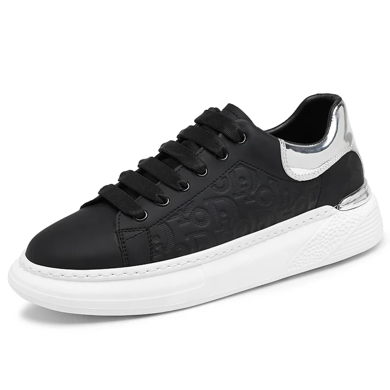 Classic White Shoes Leather Printed Pattern Casual Shoes Trendy Platform Shoes Women
Classic White Shoes Leather Printed Pattern Casual Shoes Trendy Platform Shoes Women