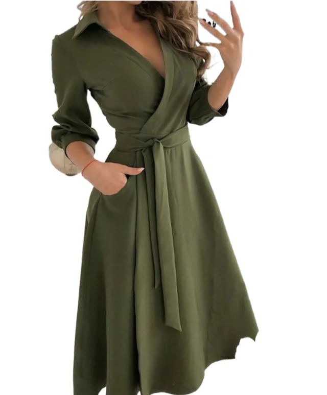 2021 Hot Sale Solid Women Sexy Deep V-Neck Shirt Casual Dress Summer Ladies Long Sleeve Linen Mini Dress Women's Dresses
2021 Hot Sale Solid Women Sexy Deep V-Neck Shirt Casual Dress Summer Ladies Long Sleeve Linen Mini Dress Women's Dresses