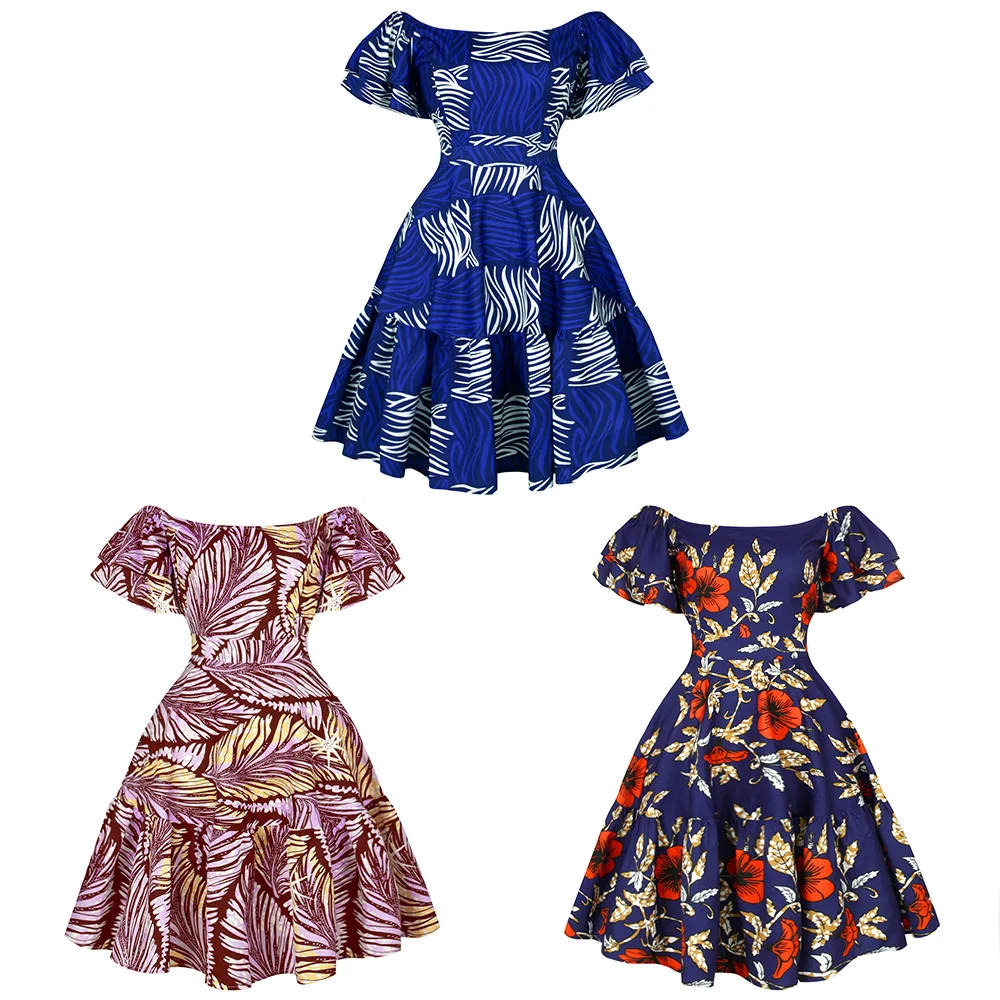 New Short African Traditional Clothing Africa African Clothing Print Dresss, Shown
New Short African Traditional Clothing Africa African Clothing Print Dresss, Shown