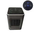Mini Small Portable Ptc Heater Adjustable Thermostat Desk Fan Heater For Office Home Personal Bathroom