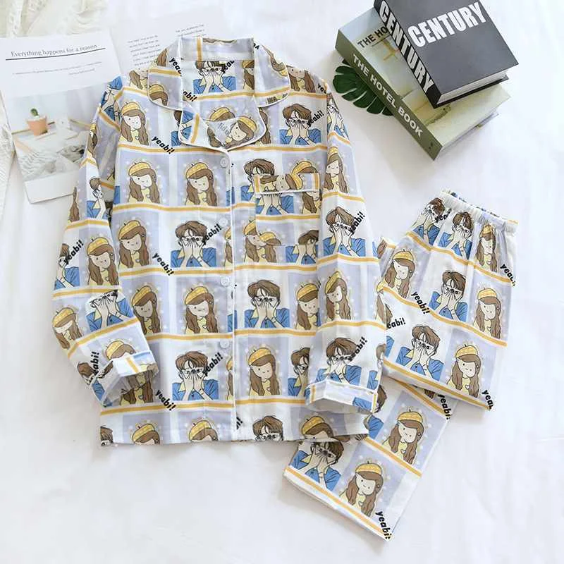 New Spring And Autumn Couple sleepwear Two-piece Cotton Cartoon Men And Women sleepwear Set Plus Size Home Service Summer Sleepw, Girl, boy
New Spring And Autumn Couple sleepwear Two-piece Cotton Cartoon Men And Women sleepwear Set Plus Size Home Service Summer Sleepw, Girl, boy