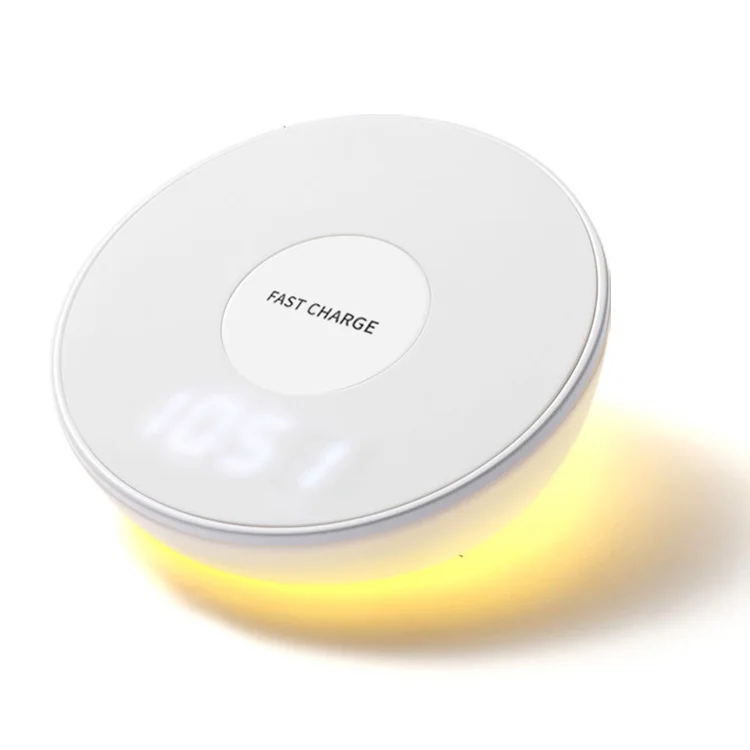Multi-function 3 in 1 Wireless Charger with Alarm Clock Qi Charger wireless for iphone Fast Charging Adjustable Night Light
Multi-function 3 in 1 Wireless Charger with Alarm Clock Qi Charger wireless for iphone Fast Charging Adjustable Night Light