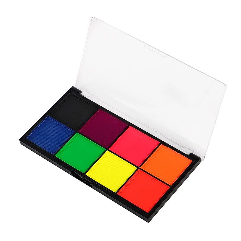 No Logo Water Activated Liner Neon Pastel Face and Body Painted Palette for Halloween, 8 colors
No Logo Water Activated Liner Neon Pastel Face and Body Painted Palette for Halloween, 8 colors