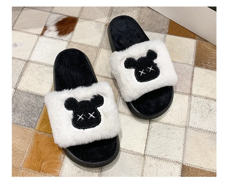 2021 Wear plush slippers outside Fashion trend autumn and winter cotton slippers for home Women indoor fashion slippers, Picture
2021 Wear plush slippers outside Fashion trend autumn and winter cotton slippers for home Women indoor fashion slippers, Picture