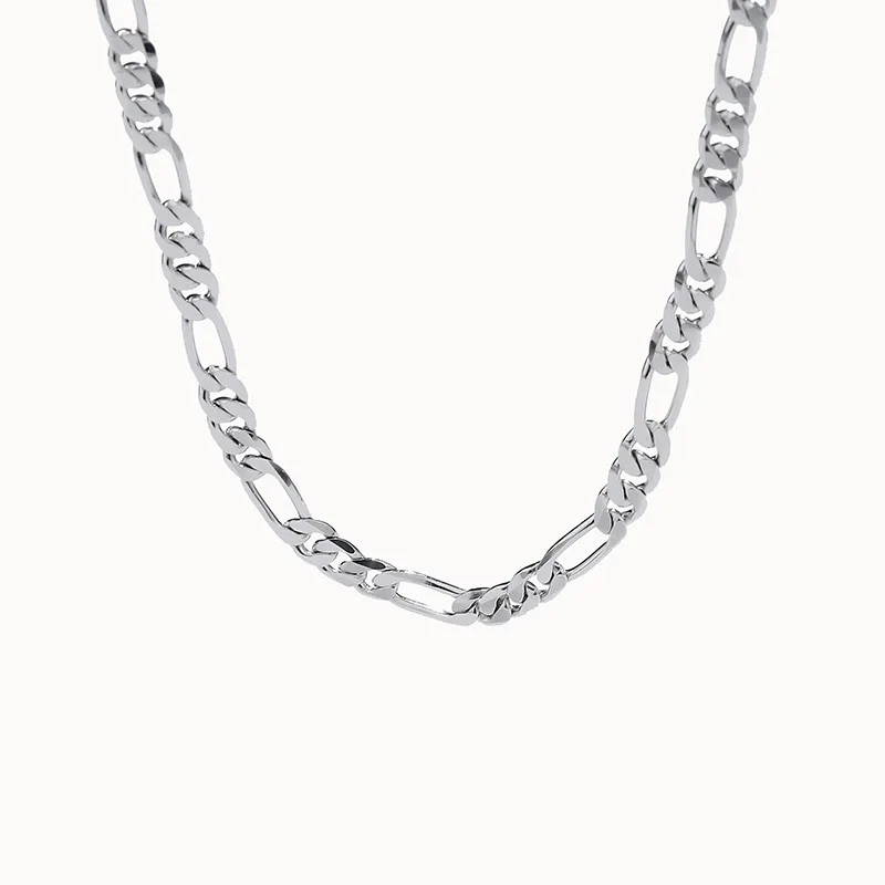 Hot Selling Women Men Chunky Jewelry Hip Hop Figaro Chain 925 Sterling Silver Necklace, Gold/platinum/thai
Hot Selling Women Men Chunky Jewelry Hip Hop Figaro Chain 925 Sterling Silver Necklace, Gold/platinum/thai