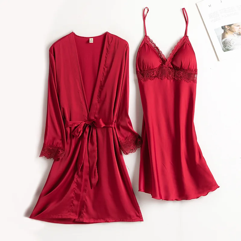 New style women satin short pajama silk Nightdress Sleepwear Ladies sleepwear 2pcs pajamas set
New style women satin short pajama silk Nightdress Sleepwear Ladies sleepwear 2pcs pajamas set