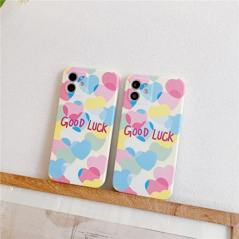 Cute Love Heart Phone Case For iPhone 12 Pro 11 Pro Max XR XS Max X 7 8 Plus 12Mini SE 2021 Soft Shockproof Water Sticker Cover
Cute Love Heart Phone Case For iPhone 12 Pro 11 Pro Max XR XS Max X 7 8 Plus 12Mini SE 2021 Soft Shockproof Water Sticker Cover