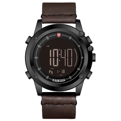 KADEMAN 698 fashion coffee gents digital watch costume PU leather band Waterproof LED light Minimalist Casual wristwatch
KADEMAN 698 fashion coffee gents digital watch costume PU leather band Waterproof LED light Minimalist Casual wristwatch