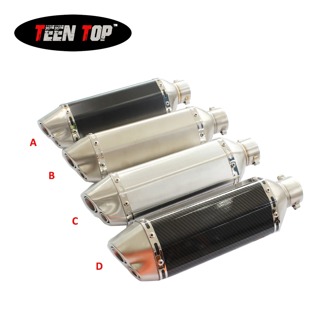Teen Top universal 51mm Stainless steel motorcycle exhaust system for KTMS Yamaha Nmax Xmax Tmax
Teen Top universal 51mm Stainless steel motorcycle exhaust system for KTMS Yamaha Nmax Xmax Tmax
