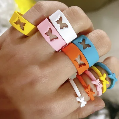 2022 New Arrival Couple Ring Fashion 2pcs Ring Butterfly Rings for Women Men, As picture shows
2022 New Arrival Couple Ring Fashion 2pcs Ring Butterfly Rings for Women Men, As picture shows