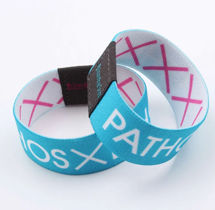 Factory Wholesale Polyester Reversable Stretch Custom Woven Label Elastic Fabric Sublimation Sport Wristband
Factory Wholesale Polyester Reversable Stretch Custom Woven Label Elastic Fabric Sublimation Sport Wristband