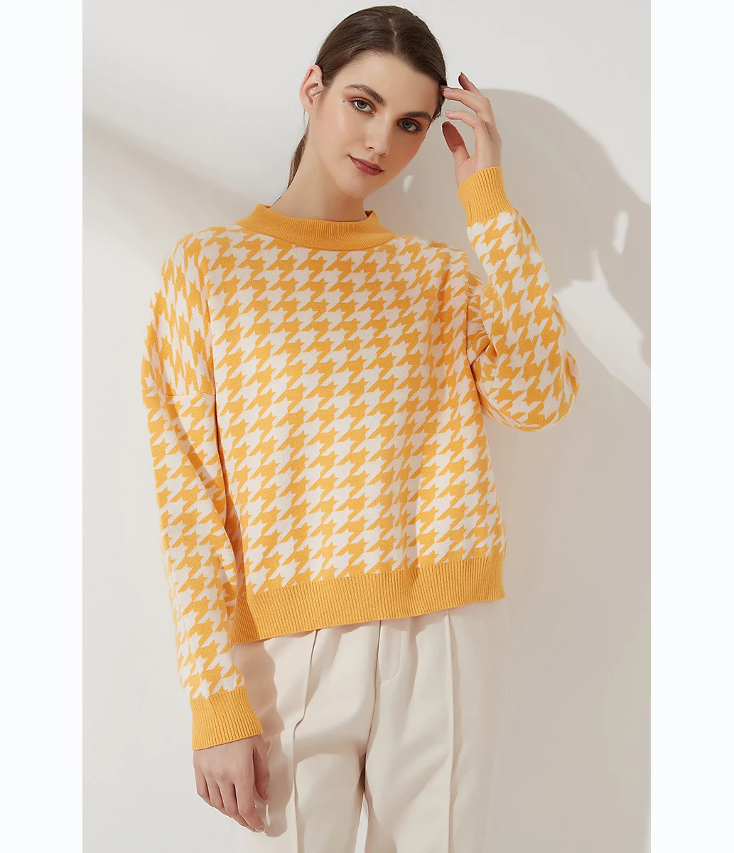 women oversized designer sweater knitwear fashion custom made women's sweater pullover harajuku argyle sweater for woman
women oversized designer sweater knitwear fashion custom made women's sweater pullover harajuku argyle sweater for woman