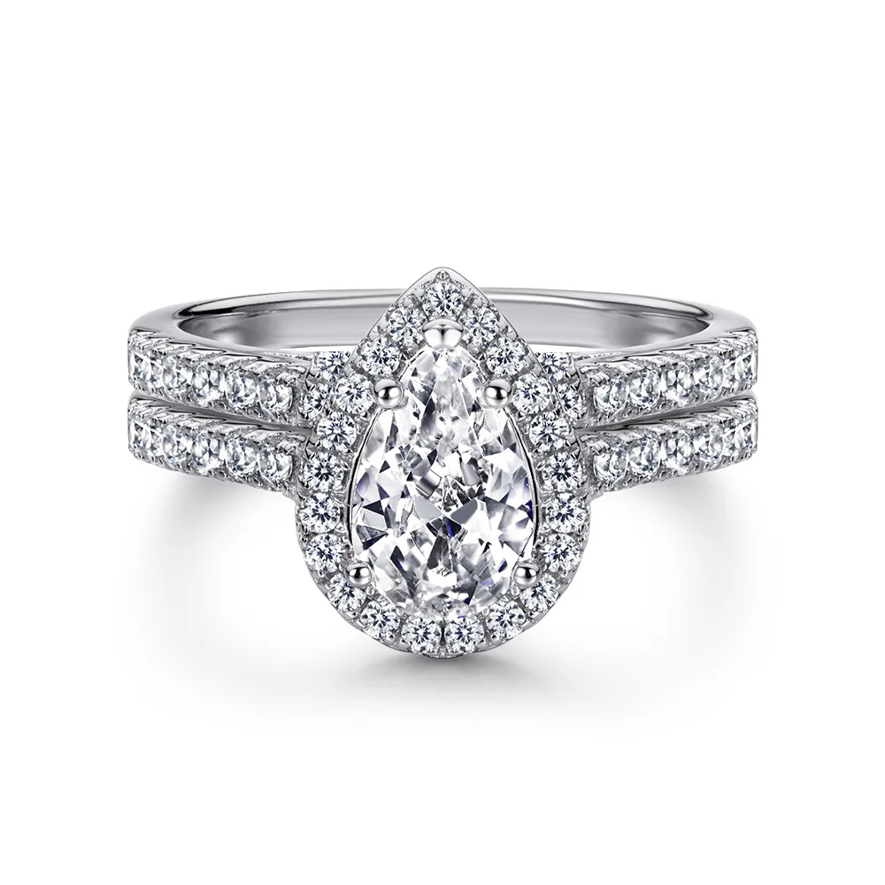 High Quality s925 sterling silver Rings Oval Cut zircon Diamond Wedding Ring set Couple Engagement
High Quality s925 sterling silver Rings Oval Cut zircon Diamond Wedding Ring set Couple Engagement