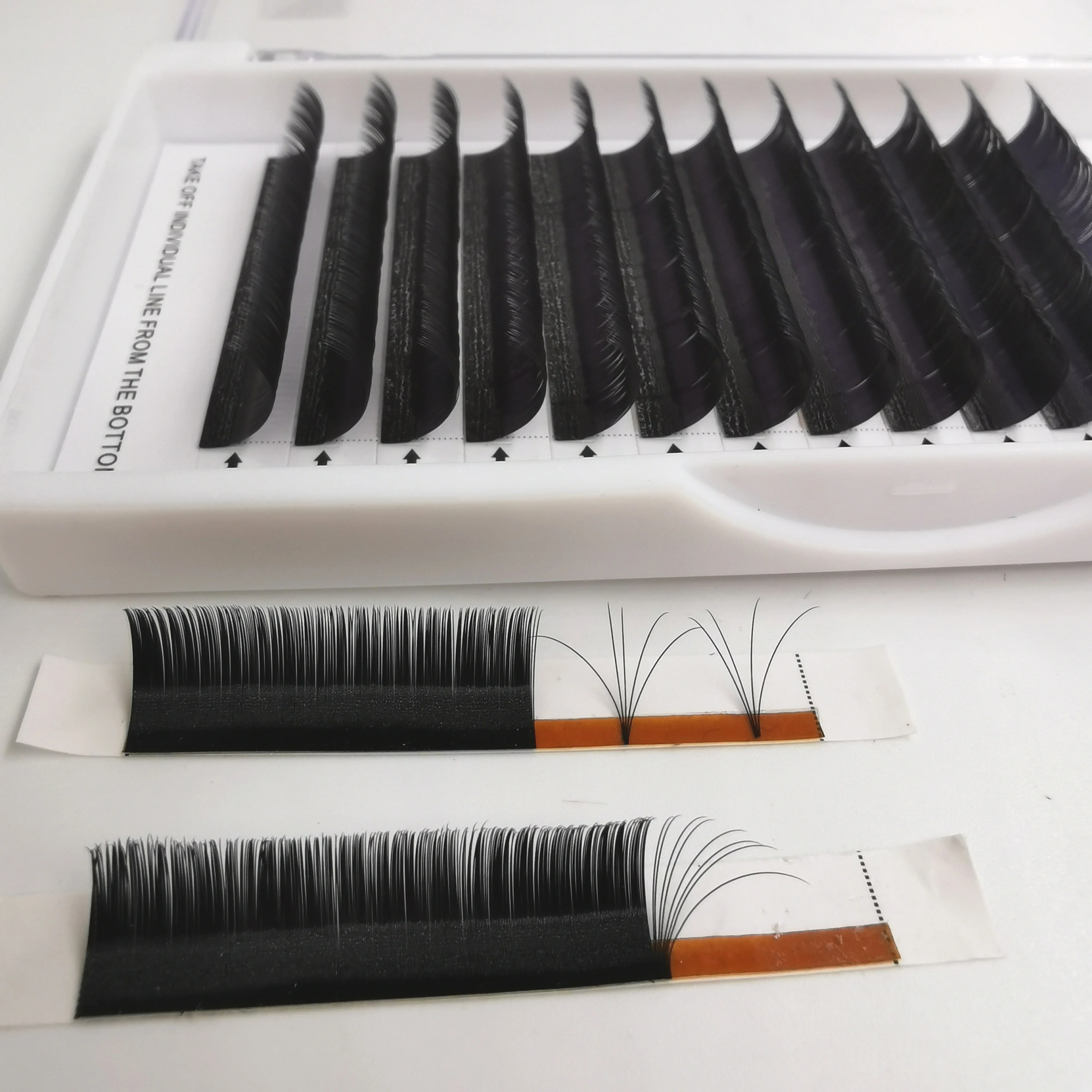 Premium volume trays mink lashes private label eyelash extension with your logo, Black, colorful 
Premium volume trays mink lashes private label eyelash extension with your logo, Black, colorful
