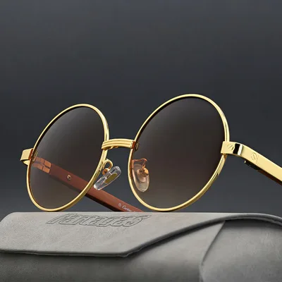 New Sunglasses Men's Fashion Round Frame Wood Grain Sunglasses Men's Trendy Log Optical Frame Retro Wooden Sunglasses 2021
New Sunglasses Men's Fashion Round Frame Wood Grain Sunglasses Men's Trendy Log Optical Frame Retro Wooden Sunglasses 2021