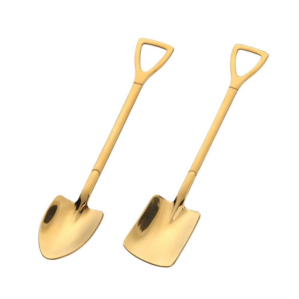 304 Stainless Steel Coffee Spoon Shovel Shaped Spoon Tea Spoon Stainless Steel, Silver/gold/rose gold/black/multicolored/blue/purple
304 Stainless Steel Coffee Spoon Shovel Shaped Spoon Tea Spoon Stainless Steel, Silver/gold/rose gold/black/multicolored/blue/purple