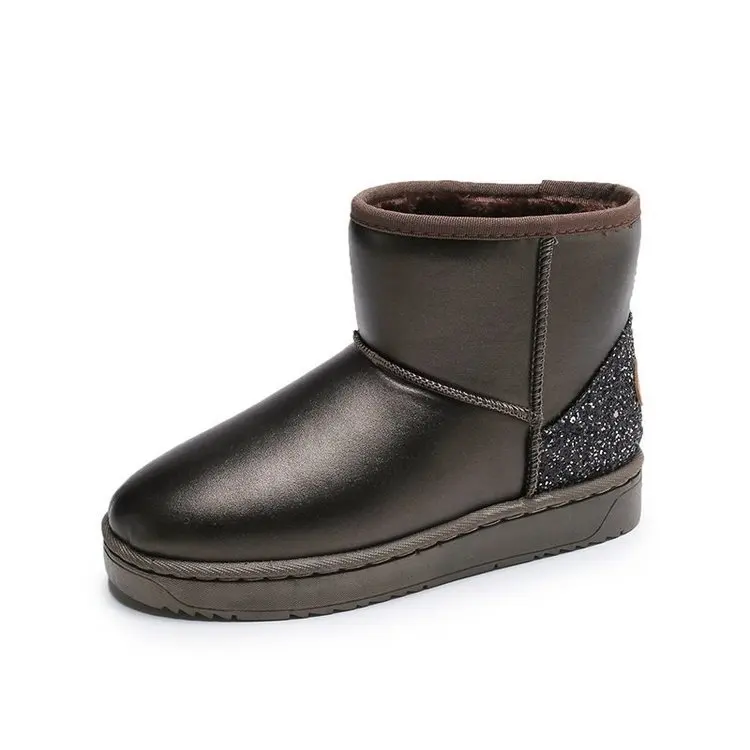 Amazon AliExpress Hot Selling Women's Boots Solid Color Flat Bottom Plus Velvet Sequins Black Boots Women Shoes
Amazon AliExpress Hot Selling Women's Boots Solid Color Flat Bottom Plus Velvet Sequins Black Boots Women Shoes