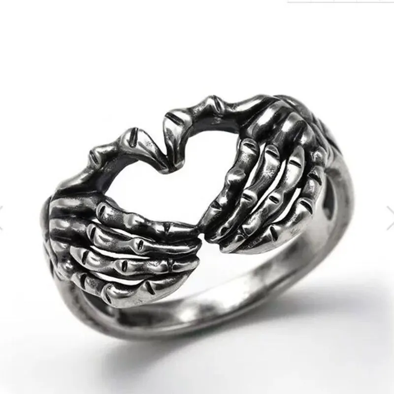 Wholesale Hot Selling Fashion Jewelry Ring Retro Creation Gesture Love Ring Skull Ring For Men And Women
Wholesale Hot Selling Fashion Jewelry Ring Retro Creation Gesture Love Ring Skull Ring For Men And Women
