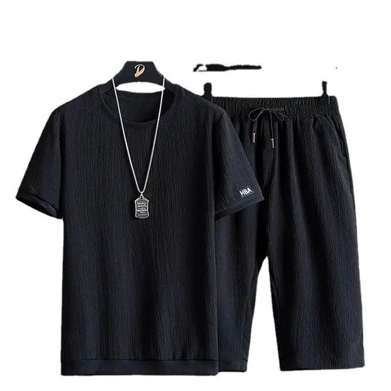 Men's Oversized Street Wear T-Shirt & Short Set Ice Silk Knitted 100% Polyester Breathable Fabric for Spring Season
Men's Oversized Street Wear T-Shirt & Short Set Ice Silk Knitted 100% Polyester Breathable Fabric for Spring Season