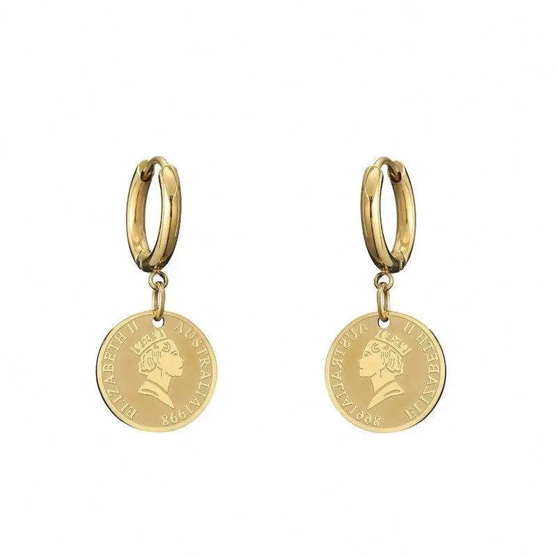 Vintage Stainless Steel Engraved Queen Pendant Earrings Manufacturer Wholesale Fashion Jewelry For Women
Vintage Stainless Steel Engraved Queen Pendant Earrings Manufacturer Wholesale Fashion Jewelry For Women