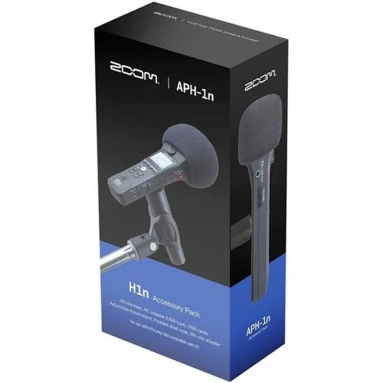 Zoom APH1n APH-1n Accessory Pack for ZOOM H1n Handy Recorder Adjustable tripod stand Mic clip adapter etc, Black
Zoom APH1n APH-1n Accessory Pack for ZOOM H1n Handy Recorder Adjustable tripod stand Mic clip adapter etc, Black