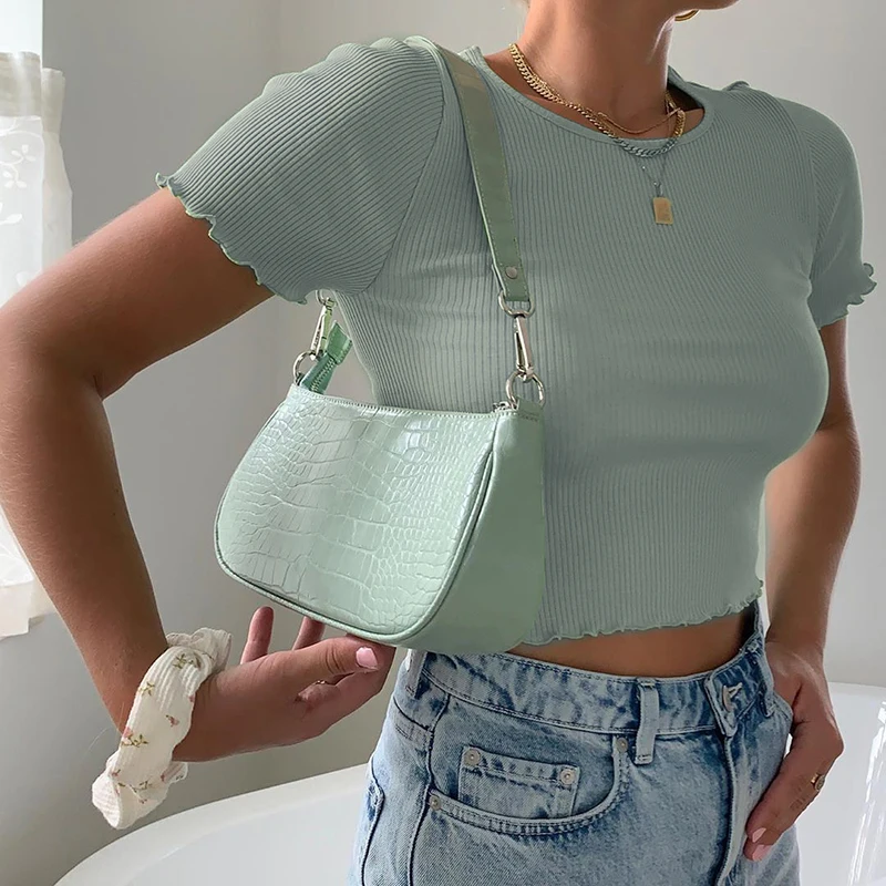 CuteNOVA A20048T crop top t shirt 2020New solid color ribbed short-sleeved buttoned top designers shirts women
CuteNOVA A20048T crop top t shirt 2020New solid color ribbed short-sleeved buttoned top designers shirts women