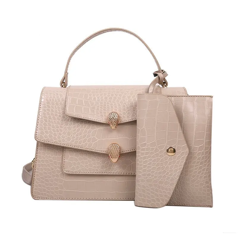 Set of bag crocodile material handbag small detachable small pocket bag large capacity main body two flap decoration bag, 8 color option
Set of bag crocodile material handbag small detachable small pocket bag large capacity main body two flap decoration bag, 8 color option