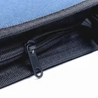 CD storage case polyester black zipper 32 cd holder