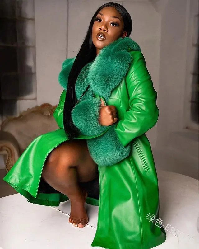 2021 Fall Plus Size Warm Winter Faux Fur Coats Women clothing Wool PU Garment Splicing Ladies Parka Jacket Coats
2021 Fall Plus Size Warm Winter Faux Fur Coats Women clothing Wool PU Garment Splicing Ladies Parka Jacket Coats