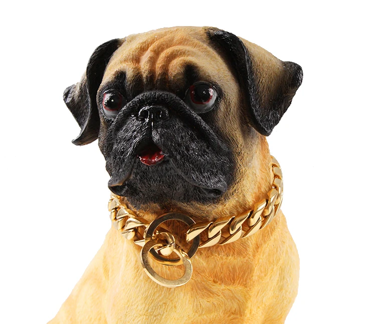 cuban link dog choker