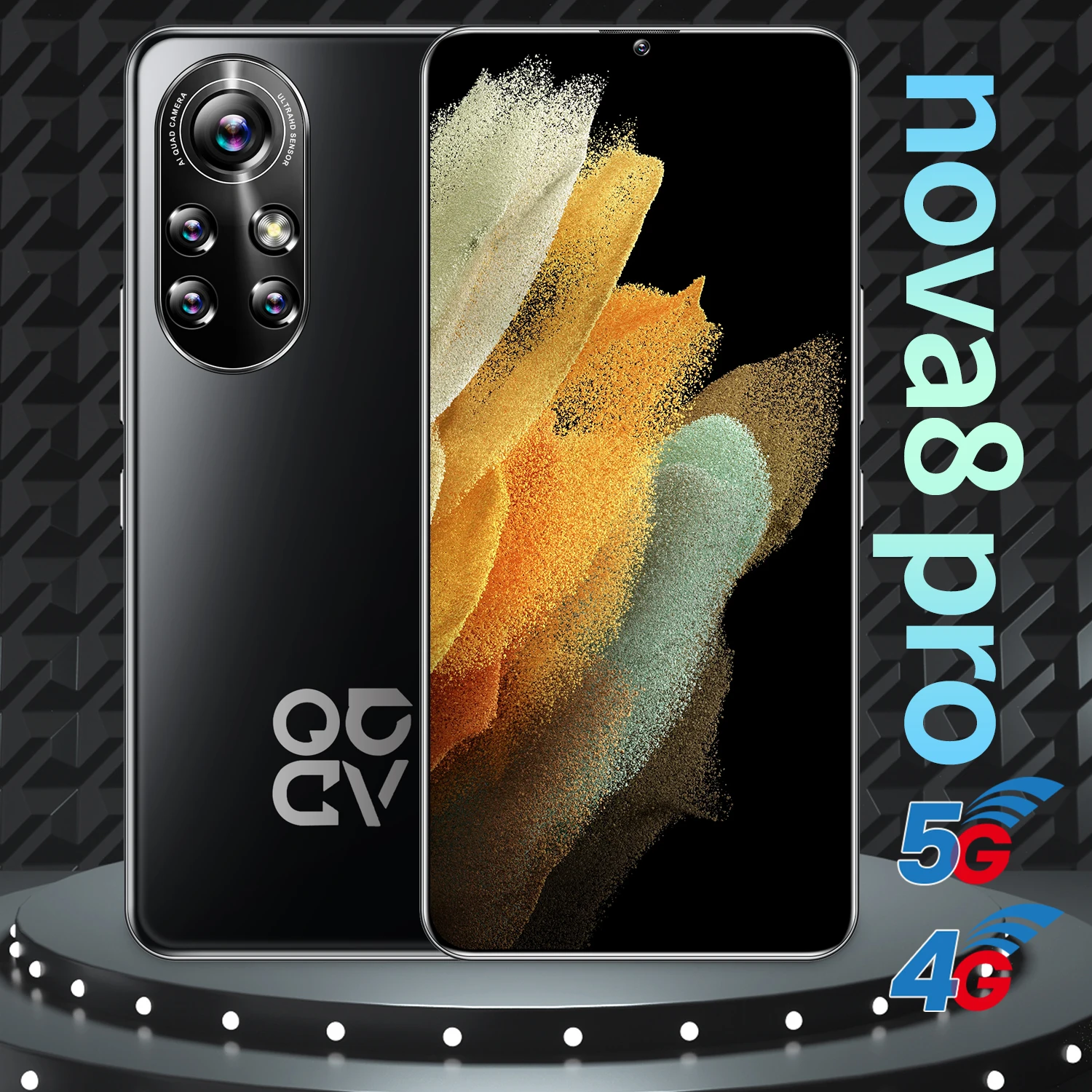 Wholesale High quality smart phone Nova8 Pro 10core 6.8inch HD display 2230x3200 8+128 6500mAh 24MP+48MP android 11.0
Wholesale High quality smart phone Nova8 Pro 10core 6.8inch HD display 2230x3200 8+128 6500mAh 24MP+48MP android 11.0