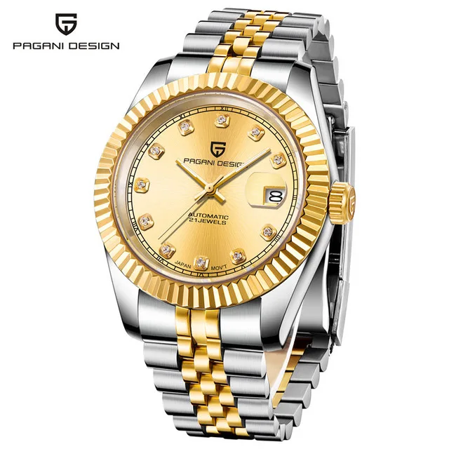 Men's Watches 2019 New Top Luxury Brand PAGANI Design Fashion Automatic Mechanical Steel Watch Men Military Sport Wristwatch+box, 5 colors
Men's Watches 2019 New Top Luxury Brand PAGANI Design Fashion Automatic Mechanical Steel Watch Men Military Sport Wristwatch+box, 5 colors