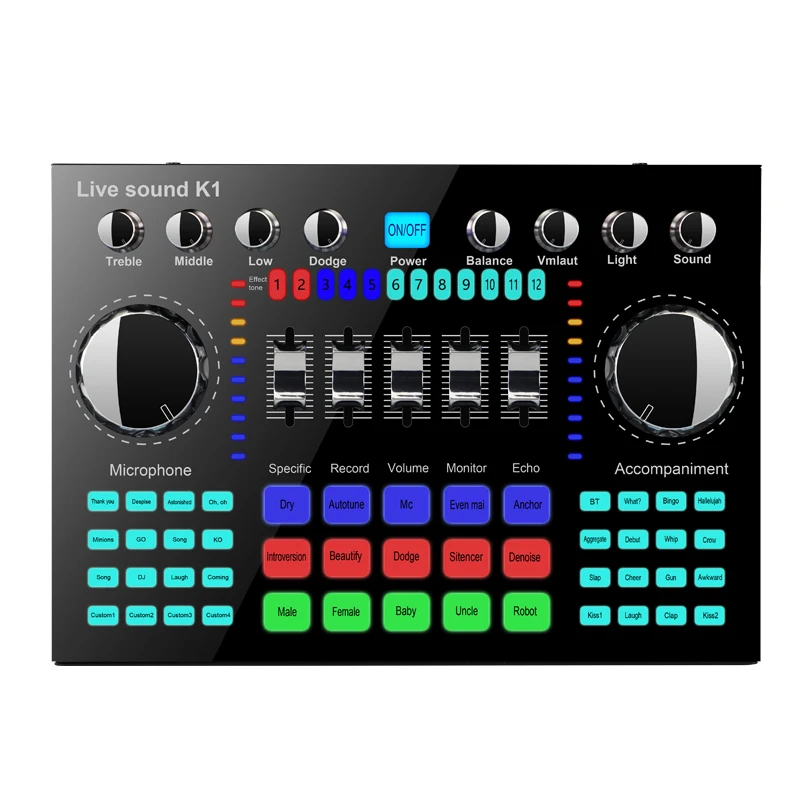 2020 Hot sale New model professional audio interface bluetoeth Sound Card recording Internet console
2020 Hot sale New model professional audio interface bluetoeth Sound Card recording Internet console