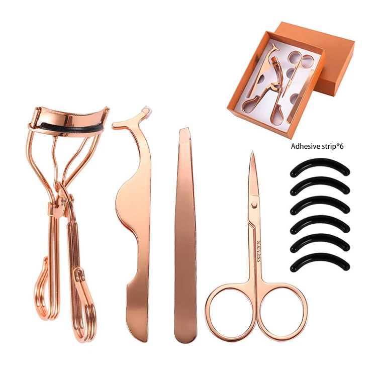 Eyelashes Curlers Applicators Makeup Rose Gold Eyelashes Extension Tweezers Eyelash Tools Set
Eyelashes Curlers Applicators Makeup Rose Gold Eyelashes Extension Tweezers Eyelash Tools Set