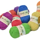 MultiColor 100% Acrylic Knitting Line Woolen Yarn for DIY