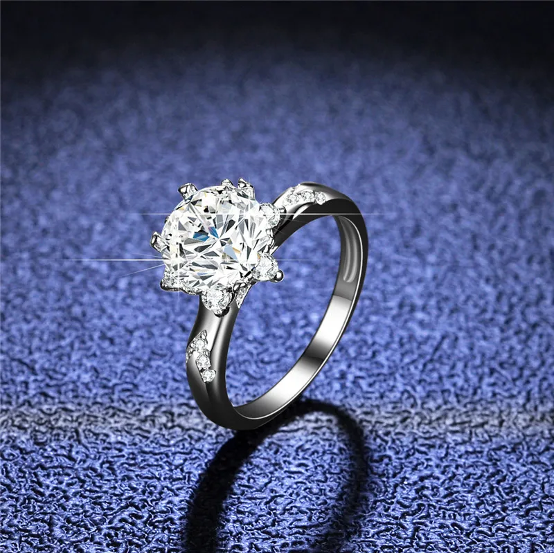 Silver 925 Original 2 Carat Diamond Test Past Brilliant Cut D Color Moissanite Ring Luxury Gemstone Wedding Rings Birthday Gift
Silver 925 Original 2 Carat Diamond Test Past Brilliant Cut D Color Moissanite Ring Luxury Gemstone Wedding Rings Birthday Gift