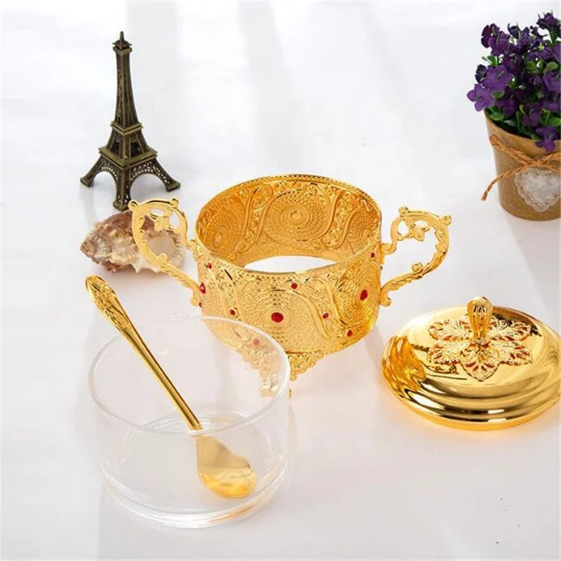 Iron+Glass European Classical Style Creative Delicate Storage Bottles Fashionable Personality Elegance Storage Jars, Yellow
Iron+Glass European Classical Style Creative Delicate Storage Bottles Fashionable Personality Elegance Storage Jars, Yellow