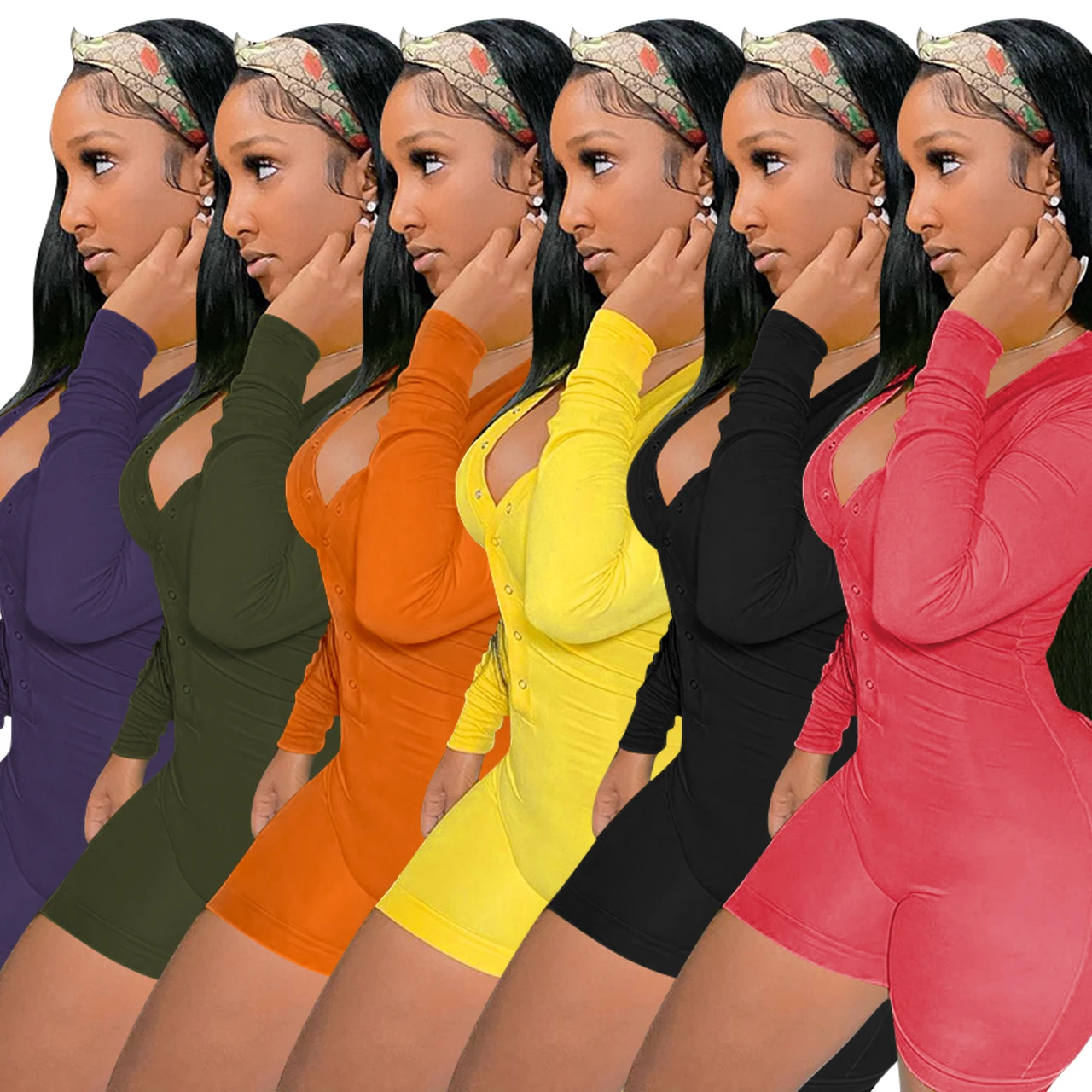 Women's Bodysuits New Arrivals 2020 Label Sexy VNeck Ladies Cos Women Sleepwear One Piece Jumpsuits And Rompers Rumper For Women, Picture
Women's Bodysuits New Arrivals 2020 Label Sexy VNeck Ladies Cos Women Sleepwear One Piece Jumpsuits And Rompers Rumper For Women, Picture