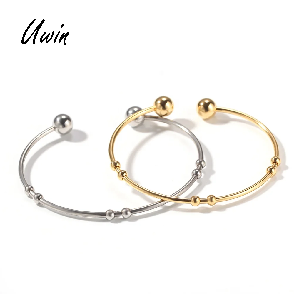 Wholesale Stainless Steel Women Bangles Gold Plating Luxury Bracelet RTS Hip Hop Jewelry, Gold, steel color
Wholesale Stainless Steel Women Bangles Gold Plating Luxury Bracelet RTS Hip Hop Jewelry, Gold, steel color