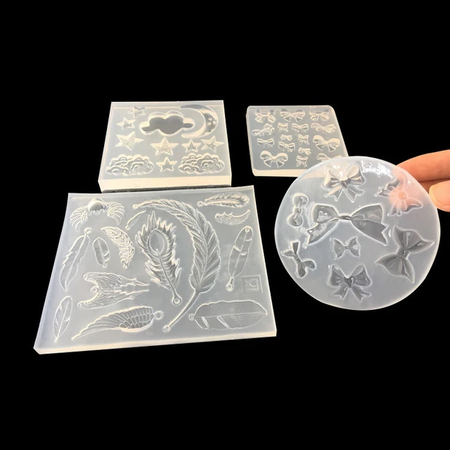 Resin crafting feather bowknot moon star Jewelry Silicone Mold wing pendent molds, Stock or customized
Resin crafting feather bowknot moon star Jewelry Silicone Mold wing pendent molds, Stock or customized