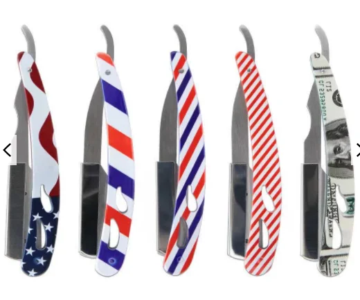 Professional detachable folding fashion straight safety tilt stainless steel razor, As picture
Professional detachable folding fashion straight safety tilt stainless steel razor, As picture