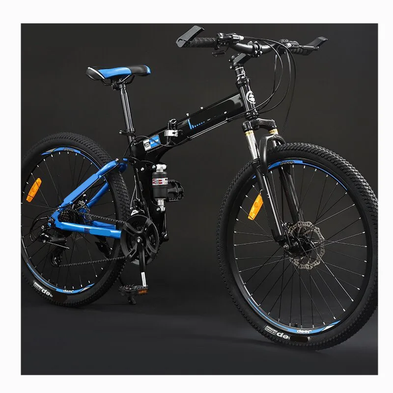 Folding mountain bike adult one-wheel double shock absorption off-road variable speed male and female middle school students fas
Folding mountain bike adult one-wheel double shock absorption off-road variable speed male and female middle school students fas