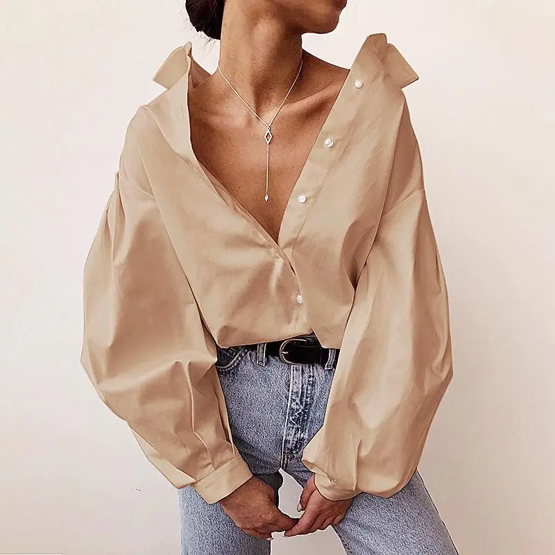 2021 women fall shirts Latest Design Puff Sleeve Women Blouse Casual Tops Office Lady Button Vintage Elegant Female Shirt
2021 women fall shirts Latest Design Puff Sleeve Women Blouse Casual Tops Office Lady Button Vintage Elegant Female Shirt