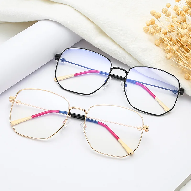 RENNES Fashion design light weight metal frame spectacle handmade red temples polygonal frame anti blue light glasses, Colors
RENNES Fashion design light weight metal frame spectacle handmade red temples polygonal frame anti blue light glasses, Colors