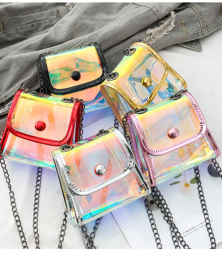 New Kids Mini Handbag 2020 Summer Transparent Cross Body Bags for baby Girl Laser Beach Messenger Bag, As picture
New Kids Mini Handbag 2020 Summer Transparent Cross Body Bags for baby Girl Laser Beach Messenger Bag, As picture