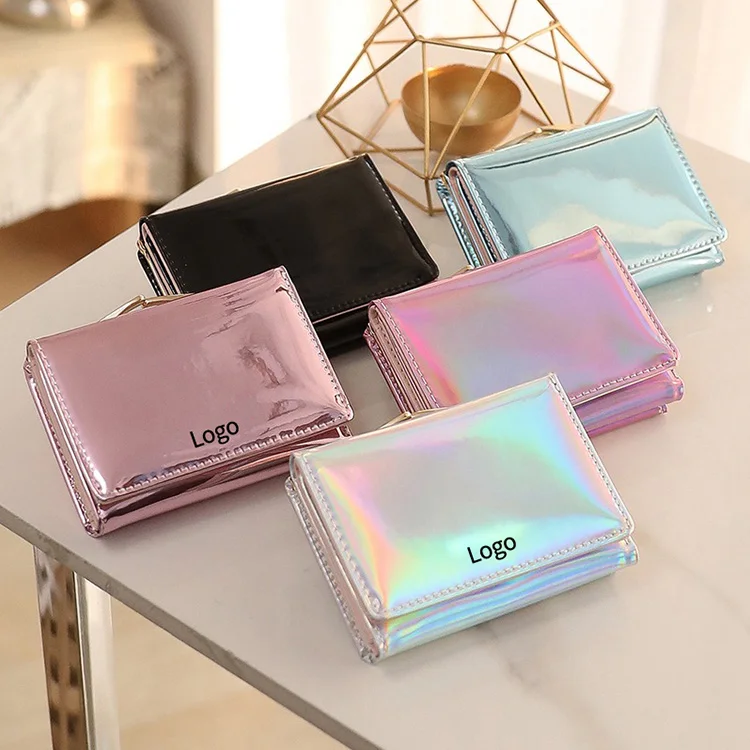 

Carteras Para Mujer Laser Card Holders Coin Purse Ladies Wallets And Purses Luxury Women, Various colors available