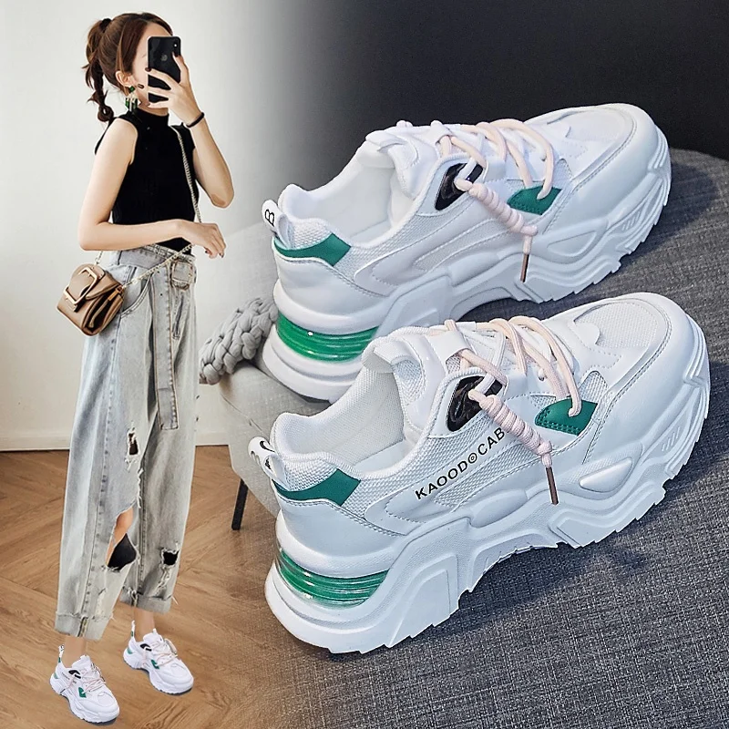 Women Shoes 2022 Sneakers Fashion Breathable Increase 5 cm Causal Shoes Female Platform Ladies Summer Sneakers
Women Shoes 2022 Sneakers Fashion Breathable Increase 5 cm Causal Shoes Female Platform Ladies Summer Sneakers