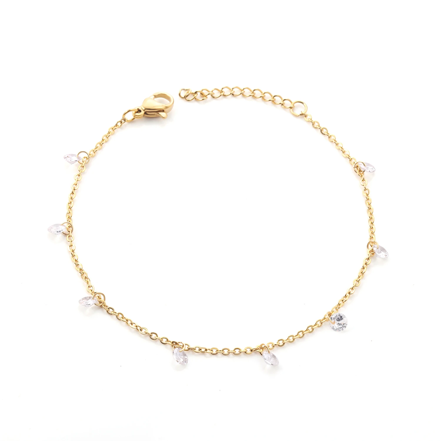 2021 Fashion Top Quality Trendy 18k Gold Bangle With Zircon Gemstone Jewelry Stainless Steel Women Bangles Bracelets
2021 Fashion Top Quality Trendy 18k Gold Bangle With Zircon Gemstone Jewelry Stainless Steel Women Bangles Bracelets
