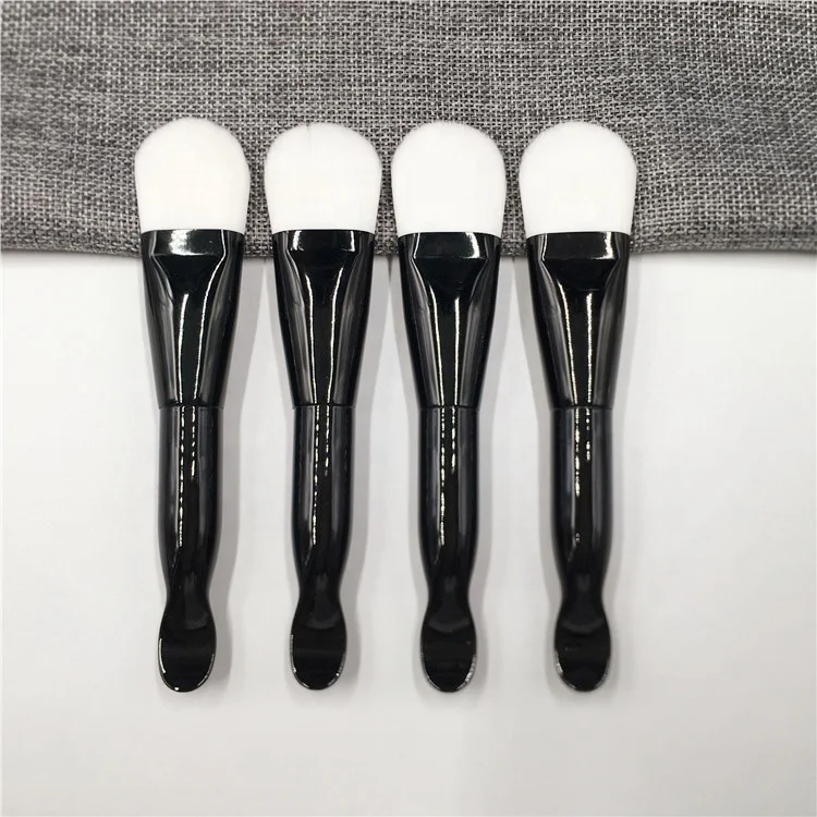 Double-headed Bright Black Bling Soft Vegan Face Mask Brush Foundation With Scoop Makeup Beauty Accessories OEM Personalized
Double-headed Bright Black Bling Soft Vegan Face Mask Brush Foundation With Scoop Makeup Beauty Accessories OEM Personalized